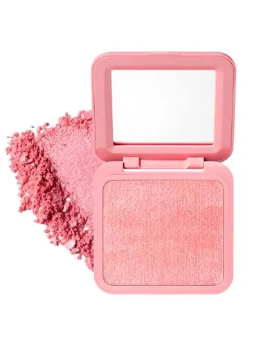 Everybody London Rouge Mit Dezentem Schimmer, für einen gesunden Teint und seidigweichen Hautton, Vegan & Tierversuchsfrei, Gebackene Formel, 7 g., PINK