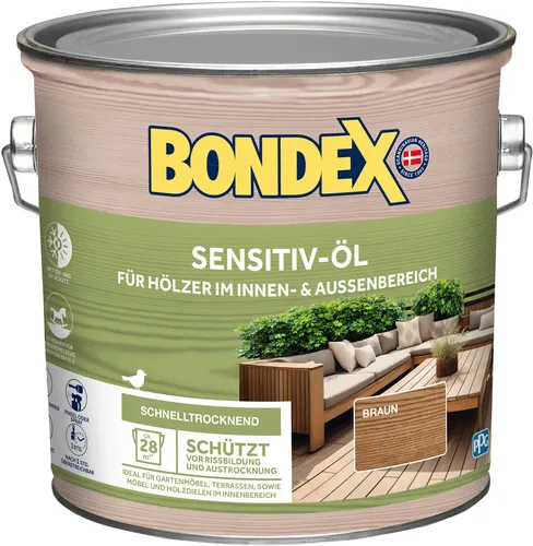 Bondex Wetterschutzöl 2,5 L braun - Hochwertiger Holzschutz - Bondex Wetterschutzöl 2,5 L braun für optimalen Schutz von Holzoberflächen. Ideal für Außenanwendungen, sorgt es für eine langlebige Farb- und Oberflächenqualität.