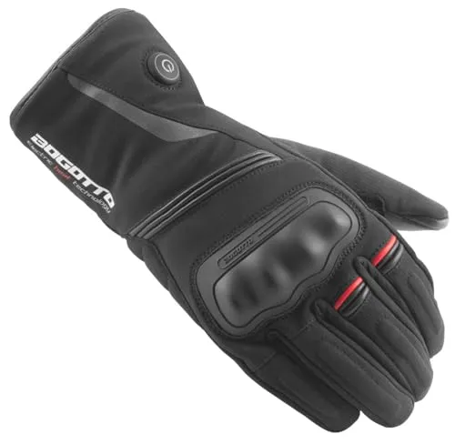Bogotto Celsius Heat beheizbare Motorrad Handschuhe, schwarz, Größe M
