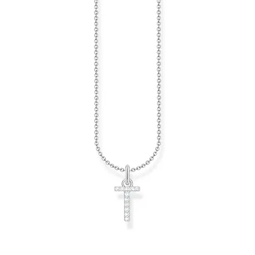 THOMAS SABO Kette mit Buchstaben-Anhänger T von THOMAS SABO
