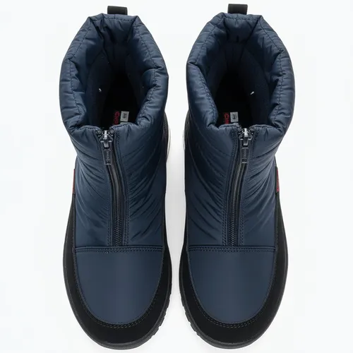 CMP Mädchen Rae Schneestiefel, Black Blue, 28 EU - Wanderschuhe mit wasserdichter Membran und warmem Kunstpelz-Innenfutter, ideal für winterliche Abenteuer und perfekten Halt auf Eis und nassen Böden.