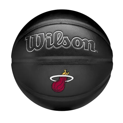 Wilson NBA Team Premiere Basketball Schwarz, Größe 7 in schwarz von Wilson