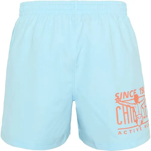 CHIEMSEE Badehose mit Front- und Rückenprint - Moderne Herren Badehose von CHIEMSEE für aktive Tage am Wasser. Leichtes, schnelltrocknendes Material sorgt für hohen Tragekomfort. Mit praktischem Gummizugbund und seitlichen Taschen für Essentials. Sportliches Design für Strand und Pool.