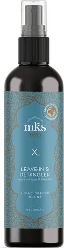MKS eco X Leave-In Treatment & Detangler - Moroccan Argan Oil & Hemp Seed Oil - Vegan & Cruelty Free Conditioner für feines Haar, spendet intensive Feuchtigkeit und entwirrt sanft für ein geschmeidiges Ergebnis.