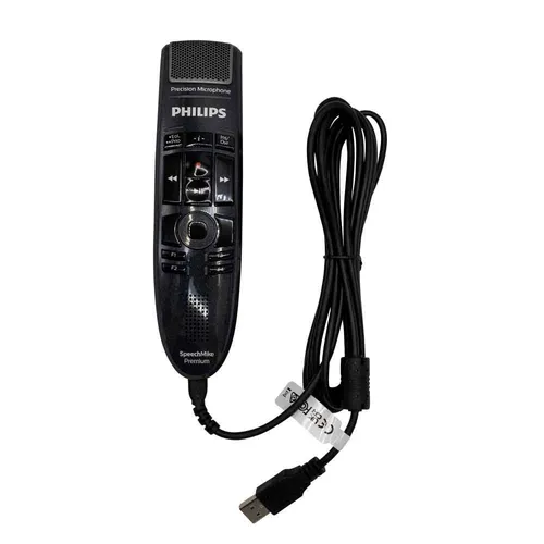 PHILIPS SMP3700 SpeechMike Premium Touch - USB-Diktiermikrofon mit Studioqualität, kristallklare Aufnahmen und ergonomisches Design für optimale Handhabung