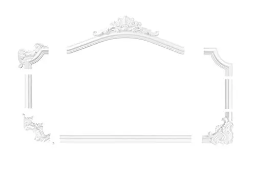 Wand und Deckenumrandung | Segment | Stuck | Fries | PU | stoßfest | Perfect | AD308-12