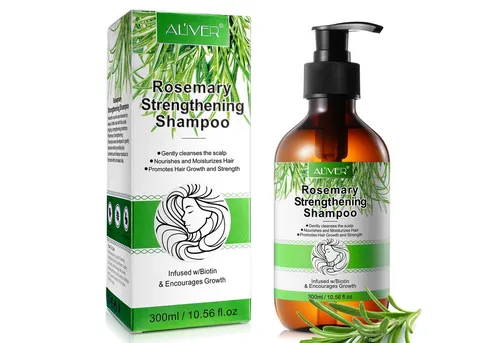 ALIVER Haarpflege-Set Rosmarin Set Shampoo Conditioner Haarmaske Haaröl Haarwachstum Vegan