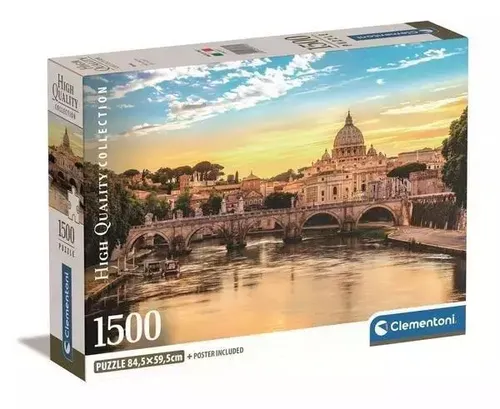 Puzzle 1500 Compact Rome Clementoni 8005125317172