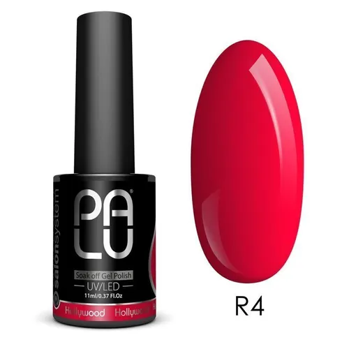 R4 Hollywood UV Nagellack 11ml PaluCosmetics klassischer roter Shellac