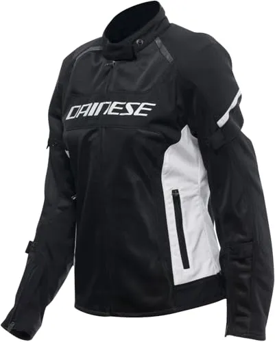 Dainese Air Frame 3 Tex-Jacke Lady - Schwarz/Weiß, Gr: 44 (50) - Sicherheitsjacken & -westen, atmungsaktive Textiljacke für optimalen Komfort und Schutz beim Fahren.