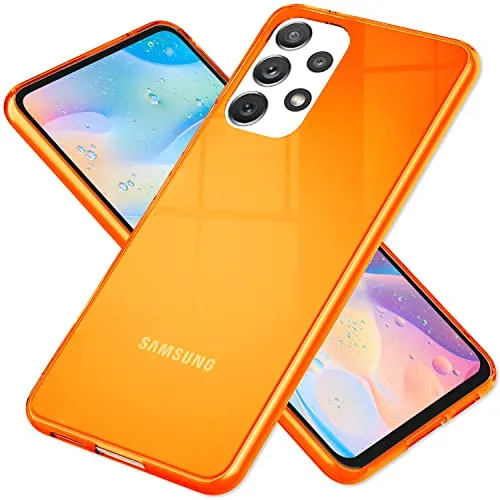 NALIA Neon Silikonhülle für Samsung Galaxy A53 in orange von NALIA