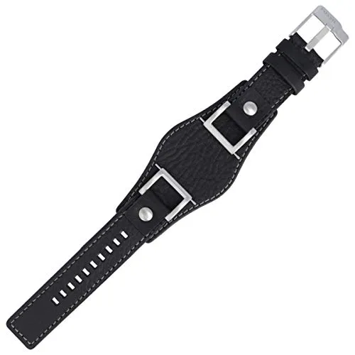 Fossil Uhrenarmband 24mm Leder Schwarz - JR-1156 | LB-JR1156