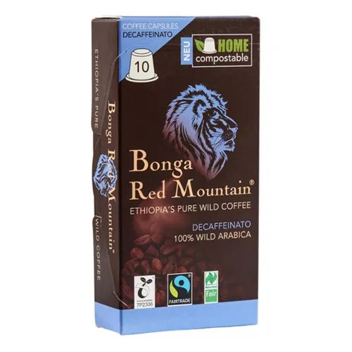 Bonga Red Mountain - Decaffeinato 10 Kapseln 55g | ORIGINAL FOOD