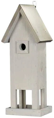 Vogelhäuschen Grau von SIENA GARDEN
