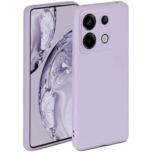 ONEFLOW Soft Case für Redmi Note 13 Pro 5G Hülle aus Silikon mit Kameraschutz, Silikonhülle mit erhöhtem Schutz fürs Display, Backcover Schutzhülle, weiche Handyhülle, Flieder