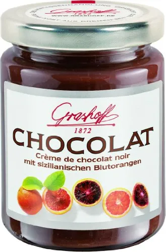Grashoff Schokocreme Chocolat mit Blutorangen 250 g