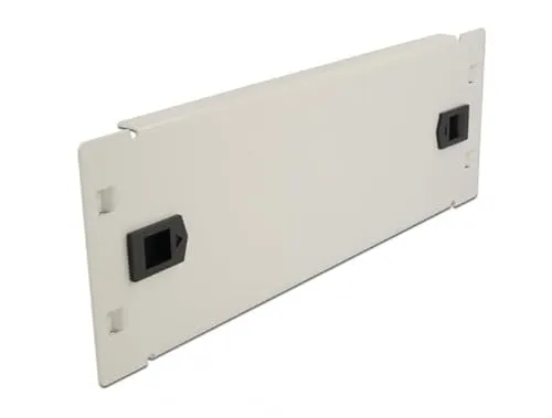 Delock 10″ Netzwerkschrank Blindabdeckung werkzeugfrei 2 HE grau