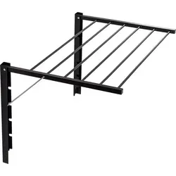 Zusammenklappbarer Wandwäschetrockner in schwarz von ABJ