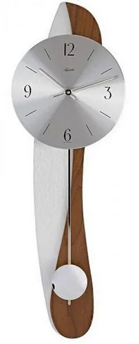 AMS Pendelwanduhr in braun von AMS