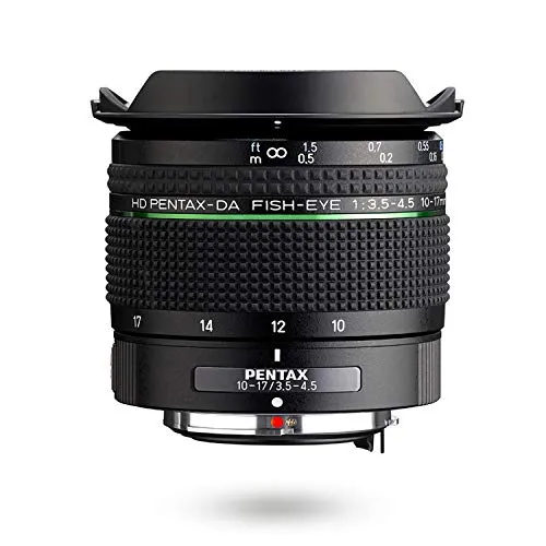 Pentax Zoomobjektiv HD DA Fisheye 10-17mm - Fisheye-Objektiv für Pentax K, APS-C/DX, bietet beeindruckende Weitwinkelaufnahmen und kreative Perspektiven für Fotografen.
