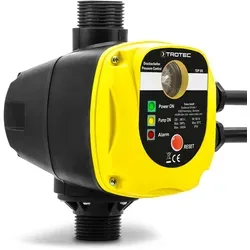 Trotec Elektronischer Druckschalter TDP DS ohne Stecker - Wasserpumpen, automatische Steuerung und zuverlässiger Trockenlaufschutz für Tiefbrunnen- und Gartenpumpen, ideal für den sicheren Betrieb.