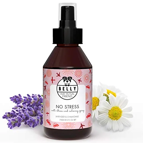 Belly - Anti Stress Spray für Hunde - Entspannungs- & Anti-Stress-Mittel für Hunde, mit natürlichen ätherischen Ölen für sanfte Beruhigung, ideal an stressigen Tagen wie Silvester.