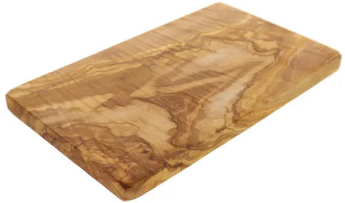 Frühstücksbrett Brett Schneidebrett Brettchen L 25 x B 15 x H 1,7 cm Olivenholz