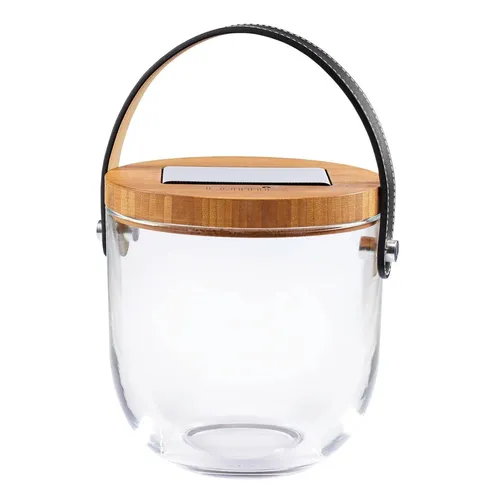 Krinner Dekoleuchte Deco Glass Basic LED - Weihnachtsbaumschmuck mit energiesparender LED, mundgeblasenem Glaskörper und nachhaltigen Materialien, ideal für stimmungsvolle Dekoration.