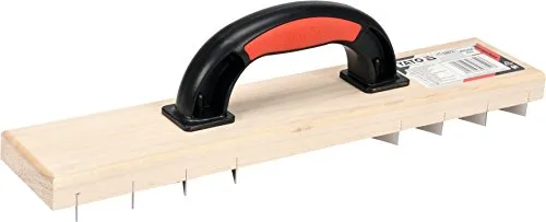YATO Profi Raspelhobel für Porenbeton und Gips | 405 x 84 mm | Ausführung mit Klingen | Rabot Raspelbrett Gipshobel Trockenbau Hobel Kantenhobel
