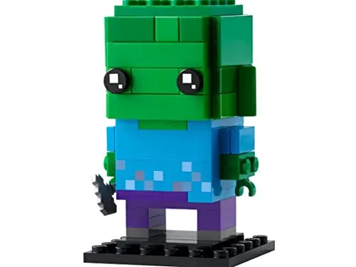 LEGO Brickheadz Zombie 40626 - Bauspielzeugset mit 86 Teilen, kreatives Design und ideal für LEGO-Fans, die gerne ihre eigenen Charaktere gestalten.