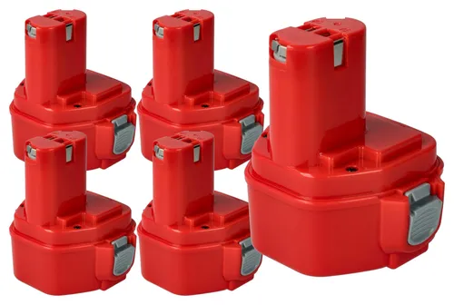 vhbw 5x Akku kompatibel mit Rehau Rautool A2 Werkzeug (3000 mAh, NiMH, 12 V)