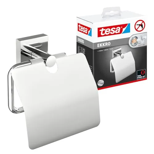 Tesa Toilettenpapierhalter Ekkro in silber von tesa