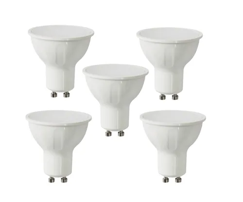 Aigostar LED-Leuchtmittel 5 W GU10 LED SMD Leuchtmittel Leuchte LED Spot 100° 410 Lumen, Neutralweiß, Einbaustrahler Einbauspot 230V 4000K