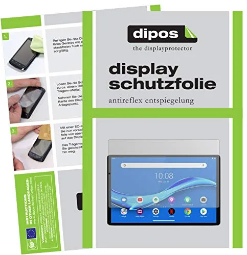 dipos I 2X Schutzfolie matt kompatibel mit Lenovo Tab M10 FHD Plus Folie Displayschutzfolie