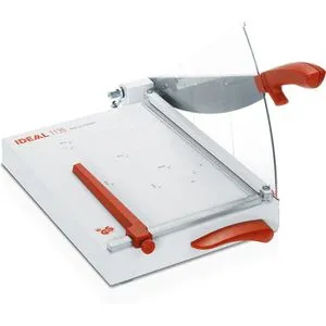 Ideal 1135 Schneidemaschine A4 Hebelschneider - Hochwertige Papierschneidemaschine mit nachschleifbaren Stahlmessern und EASY-LIFT Funktion für präzise Schnitte bis zu 25 Blatt. Ideal für Büro und kreative Projekte.