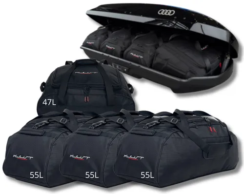 Kjust Dachbox Taschen-Set 4-teilig für Audi