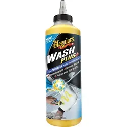 Meguiars Wash Plus+ Autoshampoo - 709ml - Seife für Außenreinigung & -pflege, reinigt effektiv und sorgt für strahlenden Glanz auf dem Lack.