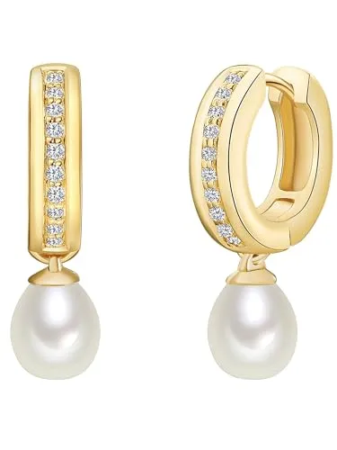 Valero Pearls Perlenohrringe in Gelbgold von Valero Pearls