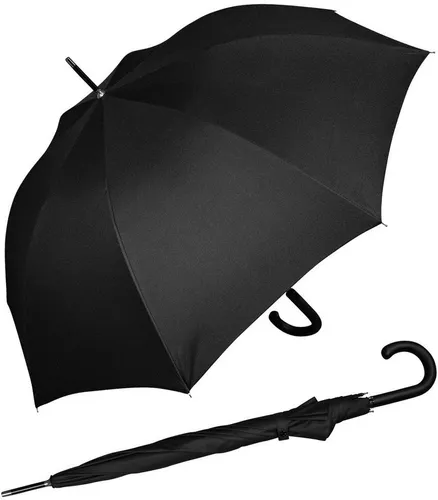iX-brella Stockregenschirm Fiberglas XL 110 cm – windproof und stabil - Stockschirme – Der iX-brella First Class Long überzeugt mit einem windfesten Fiberglasgestell und einem komfortablen Automatikmechanismus für einfache Handhabung.