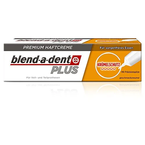 Blend-a-dent PLUS KRÜMELSCHUTZ Premium Haftcreme, 3er Pack von Blend-a-dent