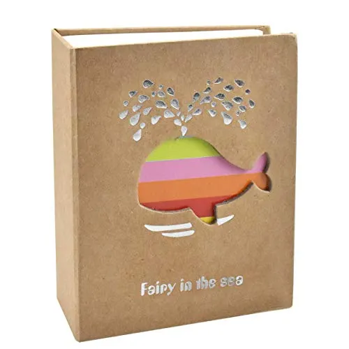 Fotoalbum Einsteckalbum 6 X 4, Potoalbum Klein 100 Fotos Fotobuch Weiße Seiten Fotoalben Liebe für Hochzeit, Kinder, Baby Mädchen