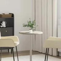 vidaXL Marmorplatte Ø50cm in grau von vidaXL