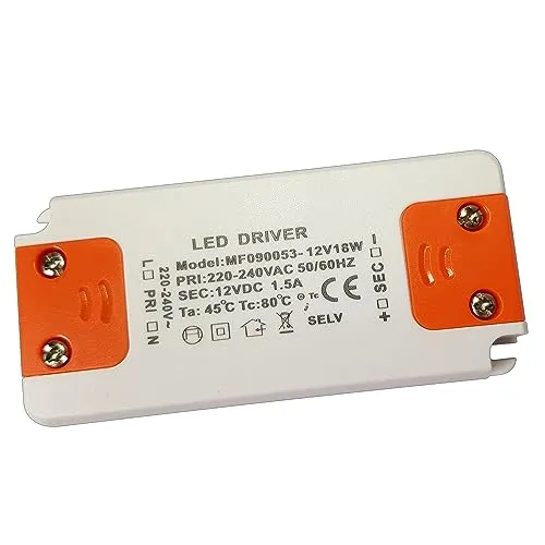 LED Trafo 12V DC 18 Watt Netzteil Transformator driver Konverter Vorschaltgerät ohne Mindestlast