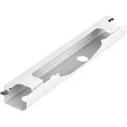 CAVO Kabelführung horizontal 768 x 94 mm - Kabelkanäle für Schreibtische, bietet viel Stauraum für Kabel und Steckdosen, einfach unter Tischplatten zu montieren, ideal für ein aufgeräumtes Arbeitsumfeld.
