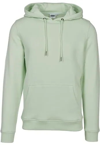 Urban Classics Herren Kapuzenpullover Basic Sweat Hoodie - Light Mint, XXL - Kapuzenpullover für Herren, aus weichem Material, ideal für Freizeitaktivitäten und lässige Outfits. Bequeme Passform mit verstellbaren Kordelzügen und praktischer Kängurutasche.