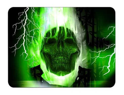 Mauspad 36 x 25 cm Mousepad Gaming / Office Silent Monsters Totenkopf Monster