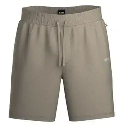 BOSS Waffle Nightwear Shorts Beige X-Large Herren in beige von BOSS