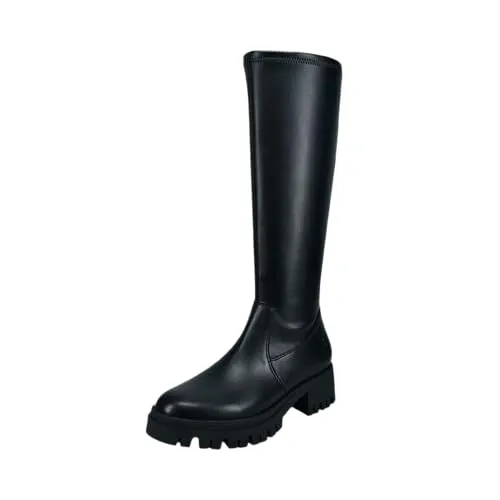 TT bagatt Damen Klassische Stiefel - Wanderschuhe mit warmem Kaltfutter, ideal für Übergangszeiten, aus hochwertigem Synthetik Nappa und mit praktischem Reißverschluss für einfachen Einstieg.