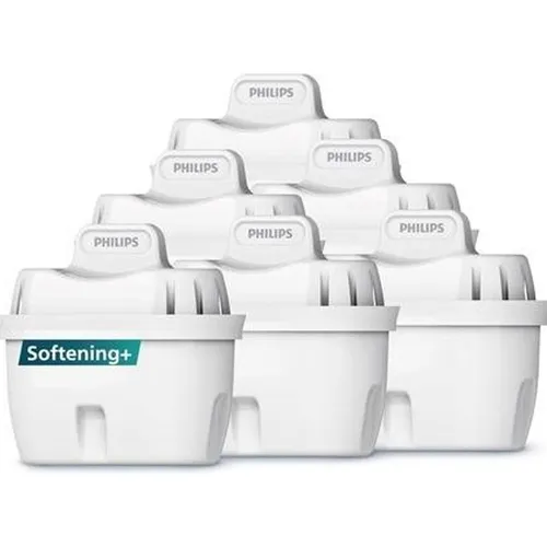 Philips AWP230P6/31 Filterkartusche, 6er-Pack - Zubehör für Kaffee & Tee, verbessert die Wasserenthärtung mit 50 % mehr Ionenaustauschharzen für besten Geschmack in hartem Wasser.