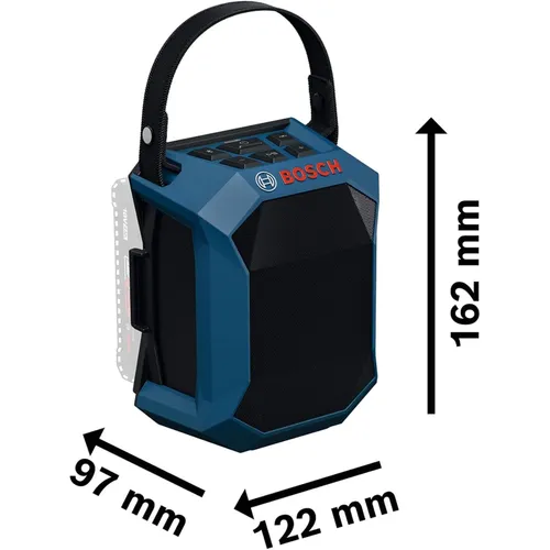 Bosch Professional GPB 18V-1 C Bluetooth Lautsprecher in blau von Bosch Professional